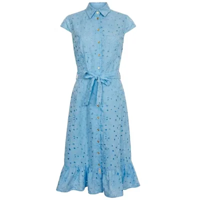Vestido Eyelet Camisero Chaps para Mujer