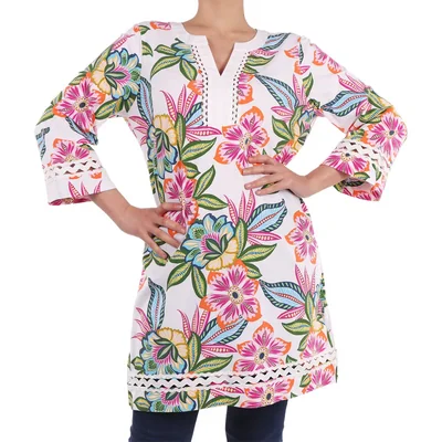 Vestido Estampado Floral Escote V Ruby Rd para Mujer