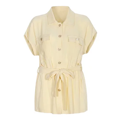 Blusa Larga Lisa Ecof By Ecofashion para Mujer