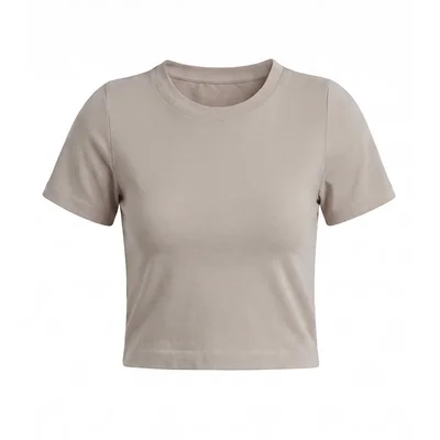 Blusa Lisa Manga Corta Ecof By Ecofashion para Mujer