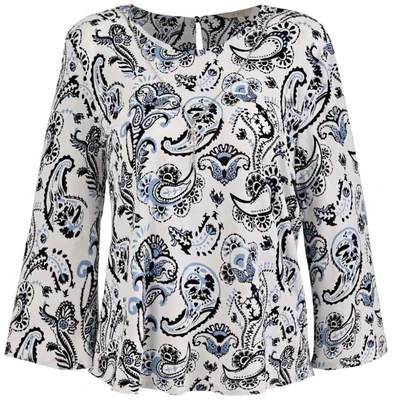Blusa Manga 3/4 Life Styler para Mujer