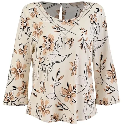 Blusa Manga 3/4 Life Styler para Mujer