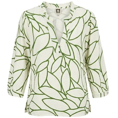 Blusa Estampada Manga 3/4 Anne Klein para Mujer