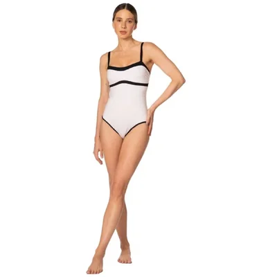 Traje de Baño 1 Pieza Contraste Kibys para Mujer