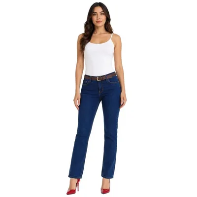 Jeans Corte Recto Jeans Beronna para Mujer