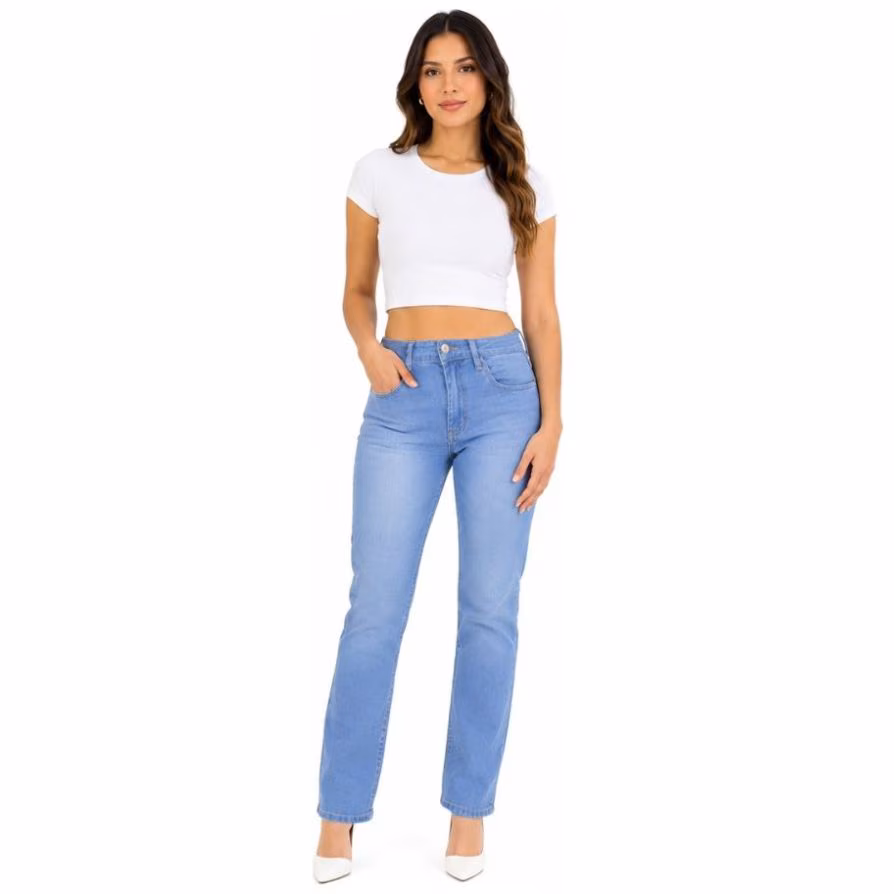 Jeans Corte Recto Jeans Beronna para Mujer