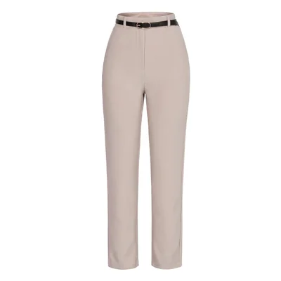 Pantalón Liso Recto Ecof By Ecofashion para Mujer