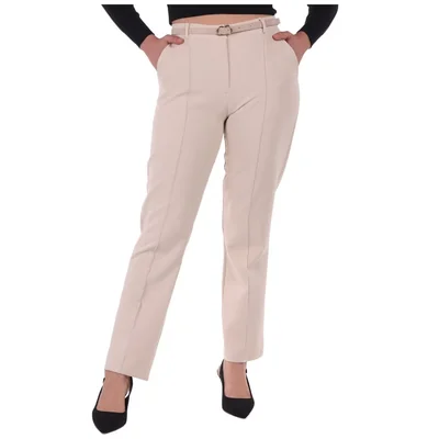 Pantalón Recto Liso Elegancia y Confort Diario Zucca Mujer
