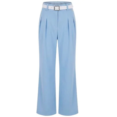 Pantalón Liso Amplio con Pinzas Chaps para Mujer