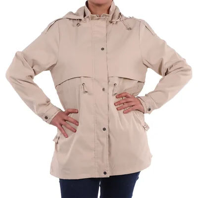 Chamarra Parka Lisa Casual Ecof Eecofashion para Mujer