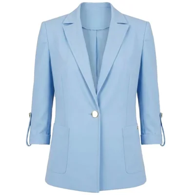 Saco Recto un Botón Chaps para Mujer