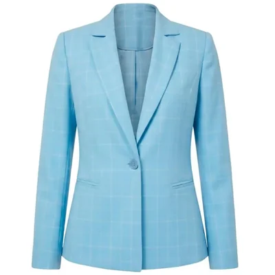 Saco de Cuadros Recto Chaps para Mujer