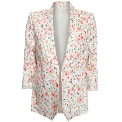 Saco Estampado Manga 3/4 Chaps para Mujer