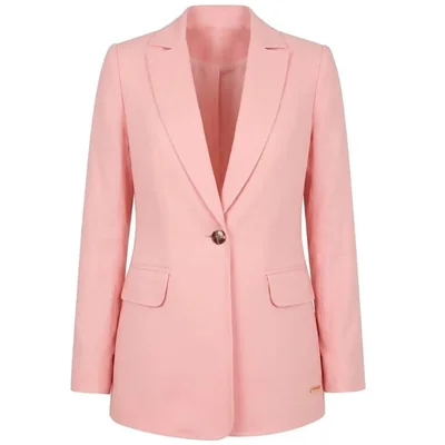Saco Lino Recto Chaps para Mujer