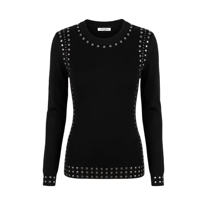 Suéter con Aplicaciones Davinchy para Mujer Casual