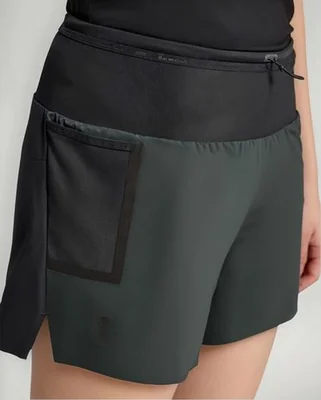 Shorts On Cloud Mujer Ultra Performance Outdoor 1wd10260583 Negro/gris