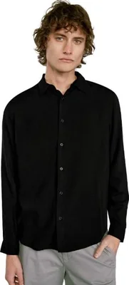 Camisa casual caballero negro Next & Co modelo V529