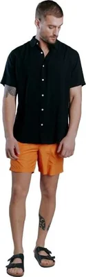 Camisa casual caballero negro Next & Co modelo V527