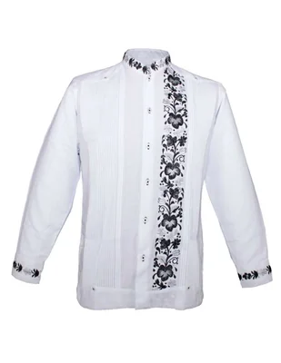 Guayabera Bordada Manga Larga para Hombre Teya Artesanal