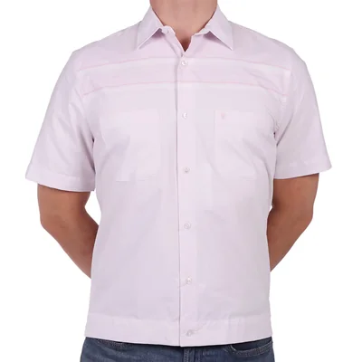 Camisa Manga Corta Algodón Poliéster Casual Yale Hombre