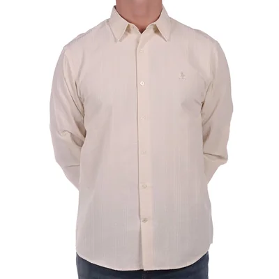 Camisa Manga Larga Texturizada Polo Club para Hombre
