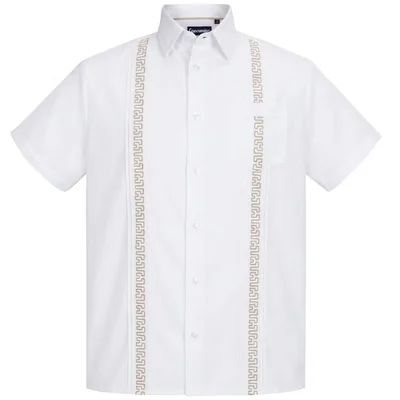 Camisa Blanca Regular Fit Cancumisa Resort Manga Corta para Hombre