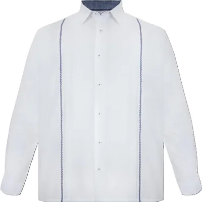 Camisa Regular Fit Blanca G Candila Luxury Manga Corta para Hombre