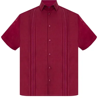 Camisa Roja Regular Fit G Candila New Comfort Manga Corta para Hombre