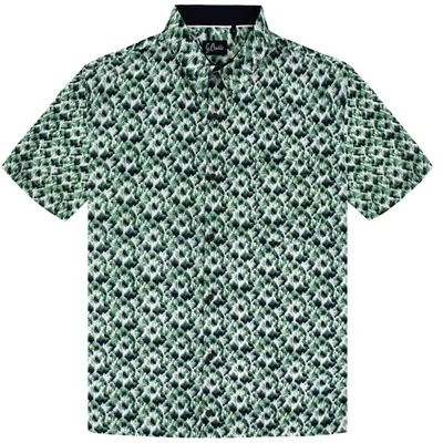 Camisa Regular Fit Verde G Candila Manga Corta para Hombre