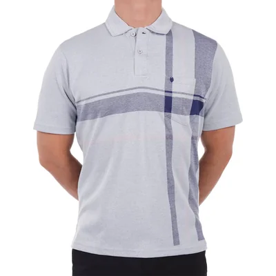 Playera Polo Slim Fit Manga Corta Yale para Hombre