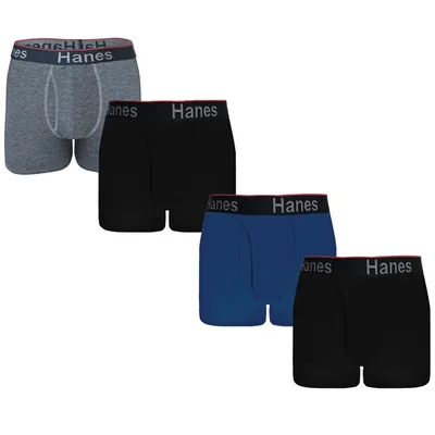 4 Pack Boxer Trunck Hanes Multicolor para Hombre