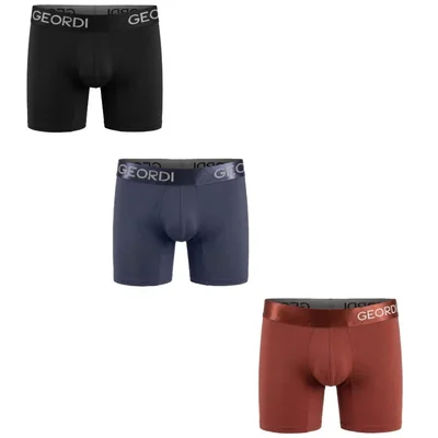 3 Pack Boxer Microfibra Geordi para Hombre