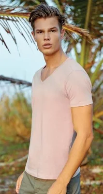 Playera casual caballero rosa Next & Co modelo 0474