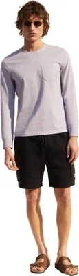 Playera casual caballero morado Next & Co modelo 2030