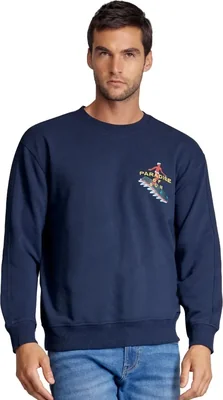 Sudadera casual caballero azul marino Next & Co modelo PW44
