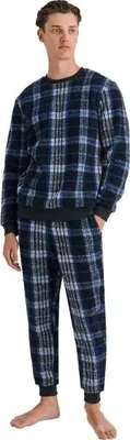 Pijama para dormir caballero azul marino Next & Co modelo INTI