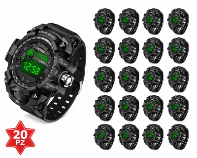 OFERTA 20 UNIDADES Reloj Pulsera Digital Deportivo Militar Impermeable Sport