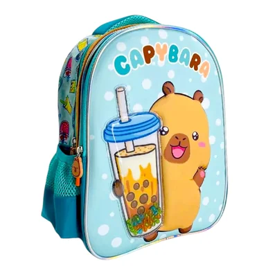 FM Mochila Chica Capybara Vaso Boba CA601K35BP