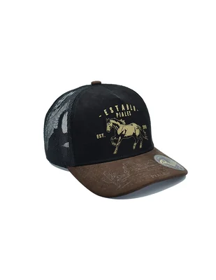 GORRA PIALES ESTABLO II NEGRO / CAFÉ UNITALLA