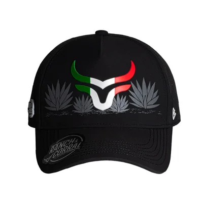 GORRA RANCH & CORRAL FUTBOLISTA MEXICO 01 NEGRA UNITALLA
