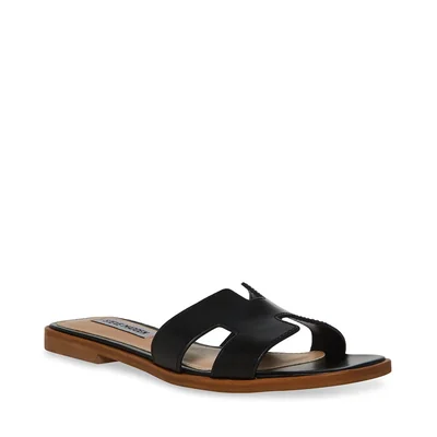Sandalia Plana Hadyn Steve Madden Negro para Mujer