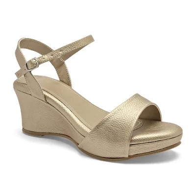 First Avenue Sandalia plataforma Oro para Mujer