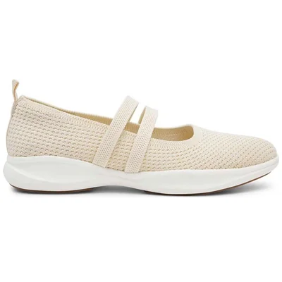 Tenis Slip-On Brisk Confort Anne Klein en Textil Hueso para Mujer