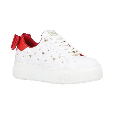 Tenis Plataforma W Capsule Blanco Colección Disney Classics Aplicación Moño para Mujer