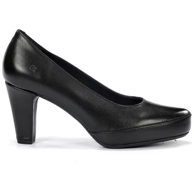 Zapatilla Tacón Blesa Dorking Negro para Mujer