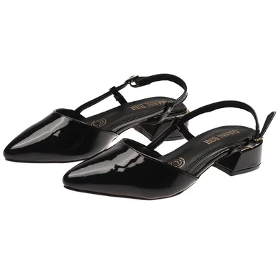 Zapatos de Tacón Bajo Charol Slingback Gianni Bini para Mujer