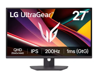 Monitor Gamer UltraGear 27 Pulgadas QHD 200 Hz