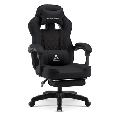 Silla Gamer Playfever Omega Escritorio Ergonómica Reclinable Negra