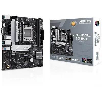 Tarjeta Madre Asus Prime B650m-k Am5 Ddr5 Usb-c Micro Atx