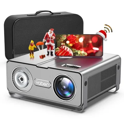 Proyector YABER U10 15000L nativo 1080P con WiFi y Bluetooth